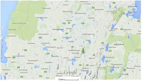 irrigations tanks map